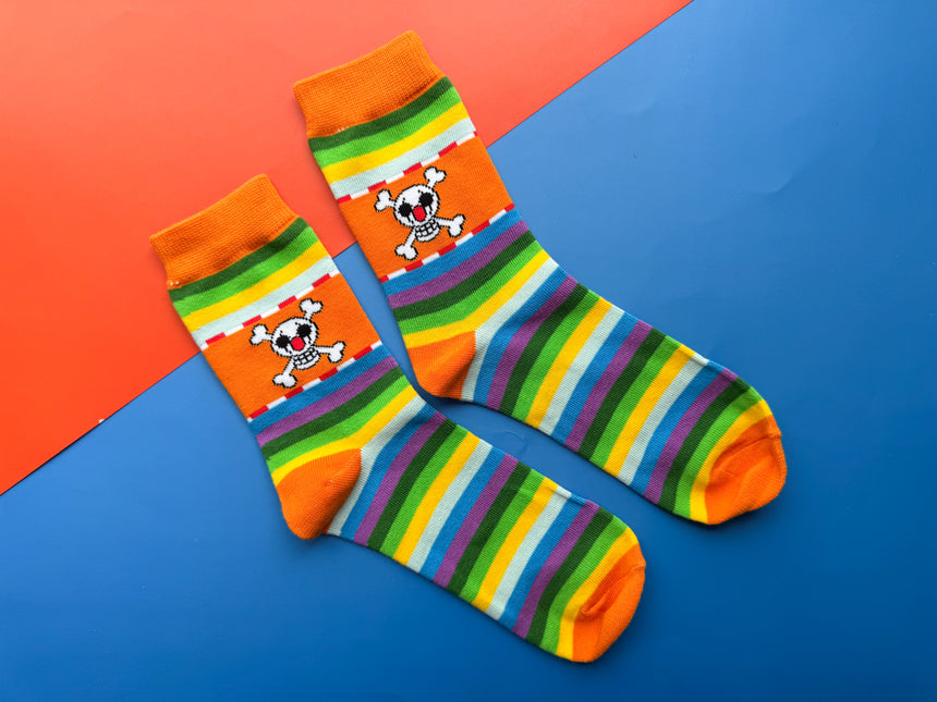 Pirate Clown Socks