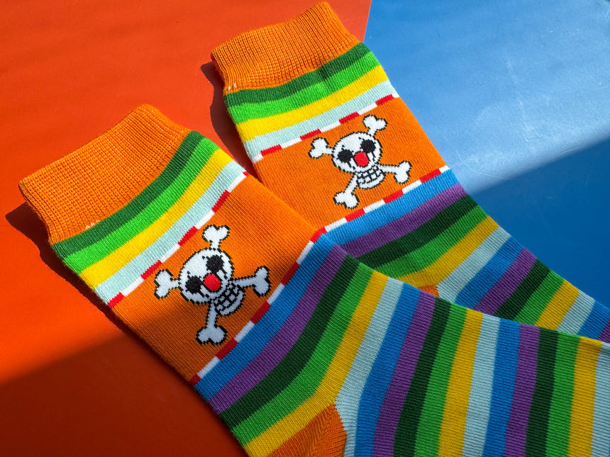 Pirate Clown Socks