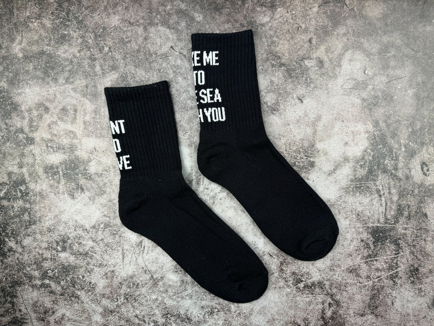 Take Me To The Sea Socks