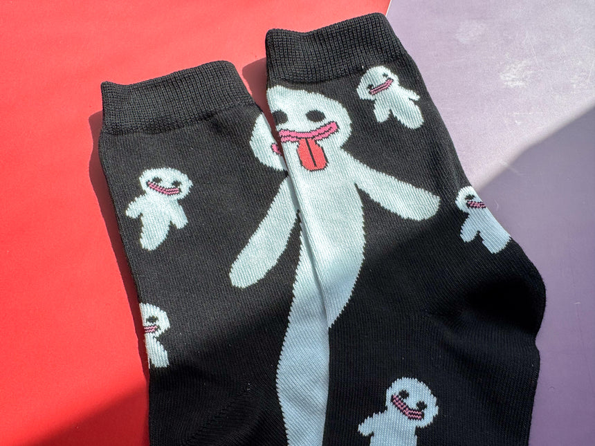 Negative Ghost Socks