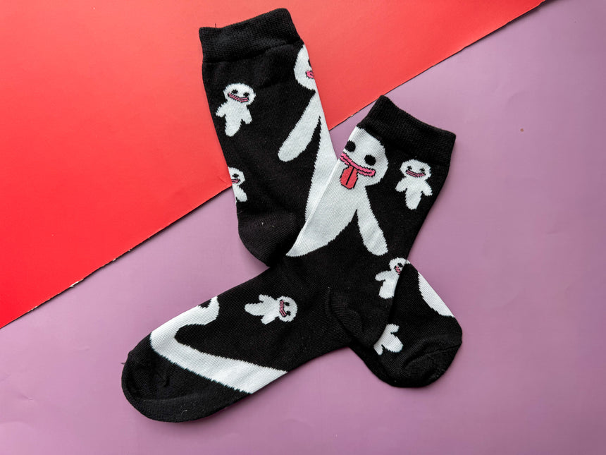 Negative Ghost Socks