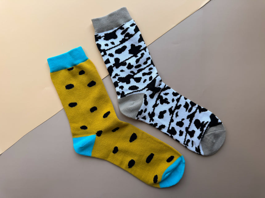 Mismatched Overtime Socks