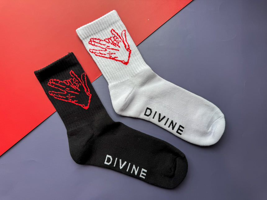 Mismatched Divine Dogs Socks