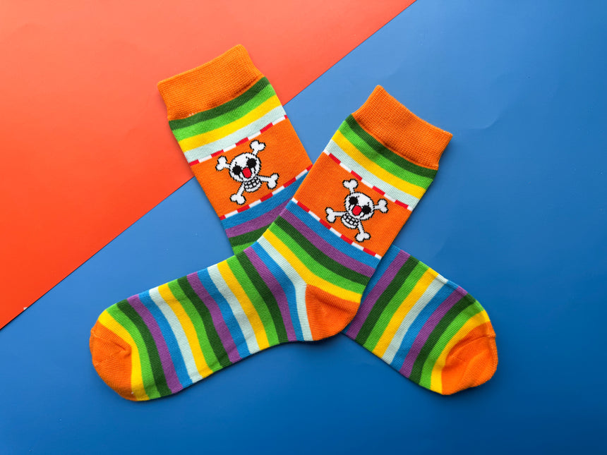 Pirate Clown Socks