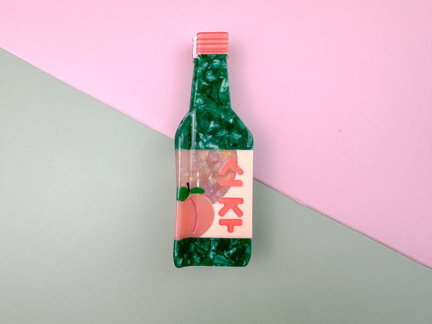 Soju Peach Hair Claw