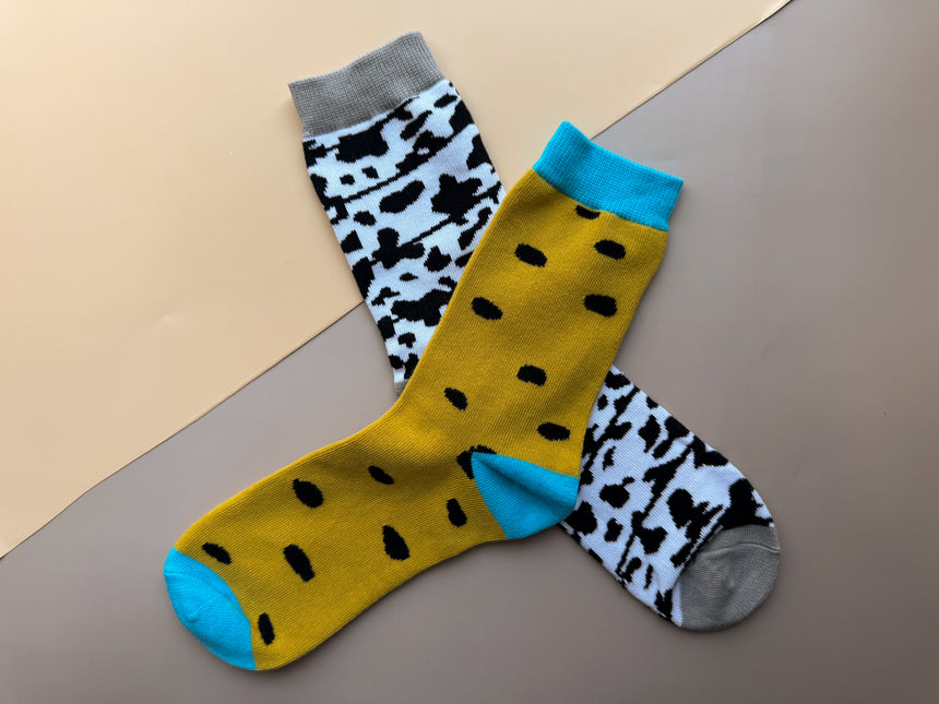 Mismatched Overtime Socks