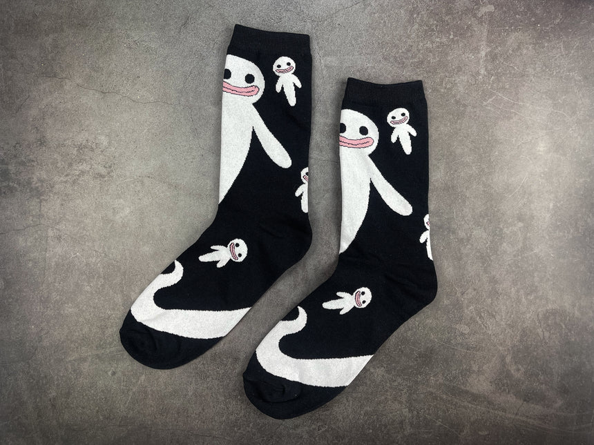 Negative Ghost Socks