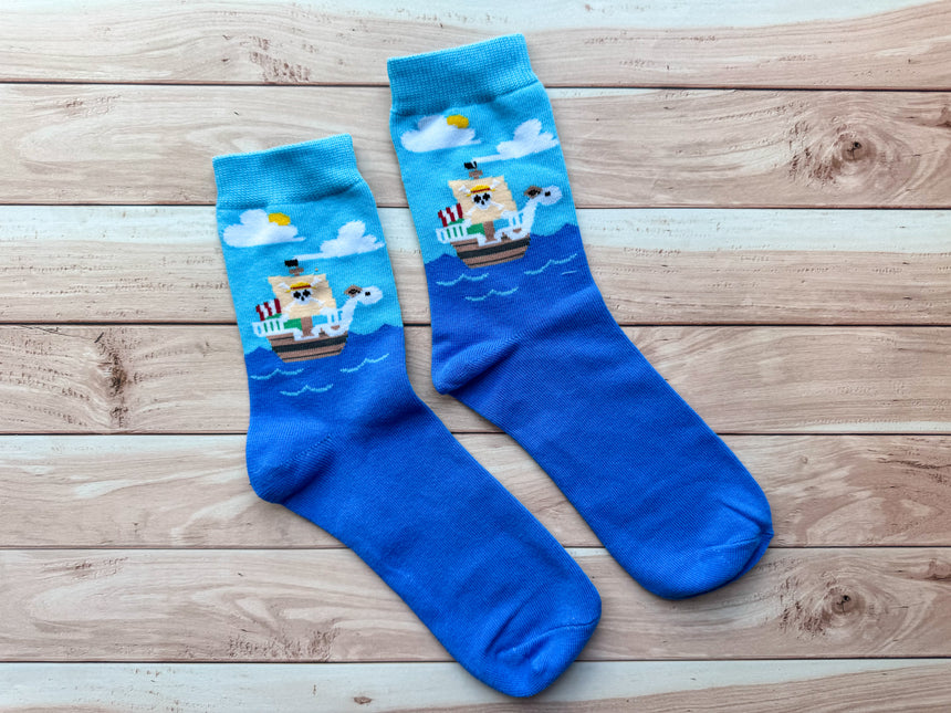 Merry Ship Socks