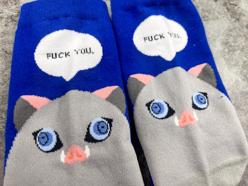 Angry Beast Socks