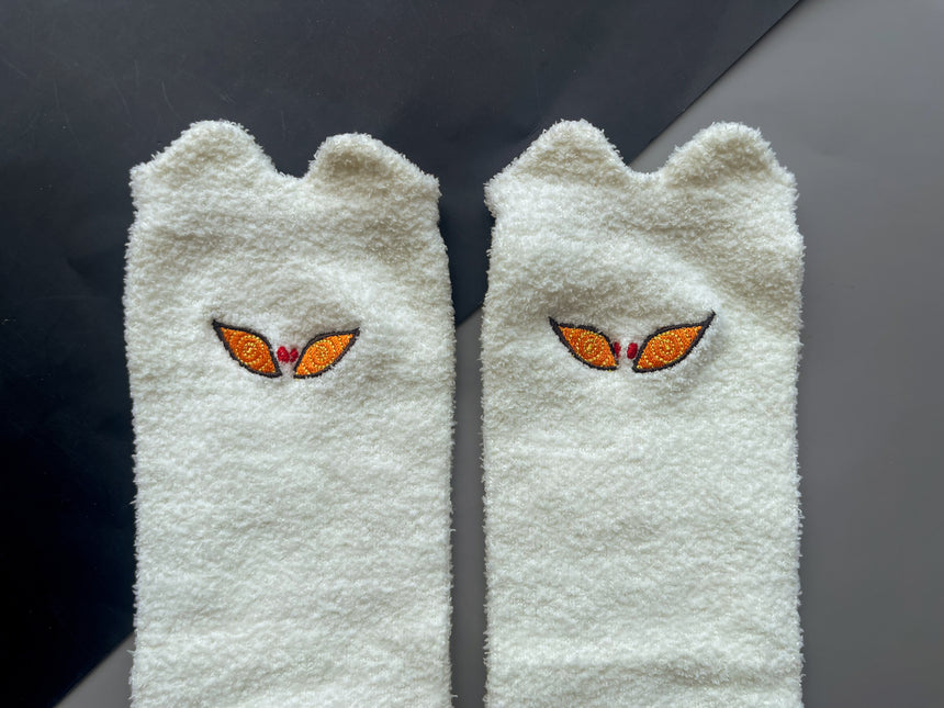 Fuzzy Fox Socks