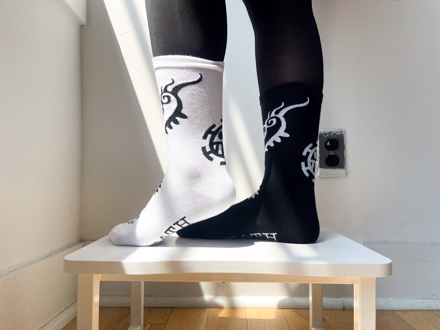 Mismatched Surgeon Socks