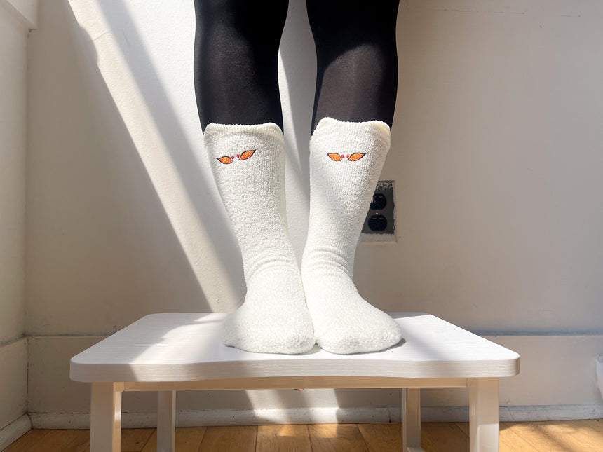 Fuzzy Fox Socks