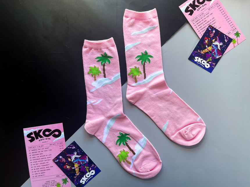 Sk8 Palm Trees Socks
