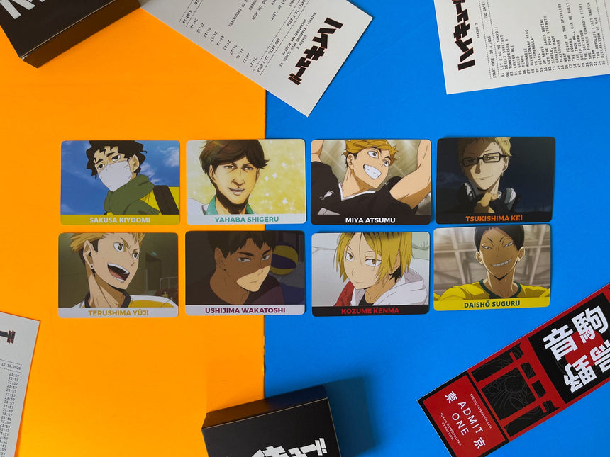 Haikyuu!! Character Playing Cards