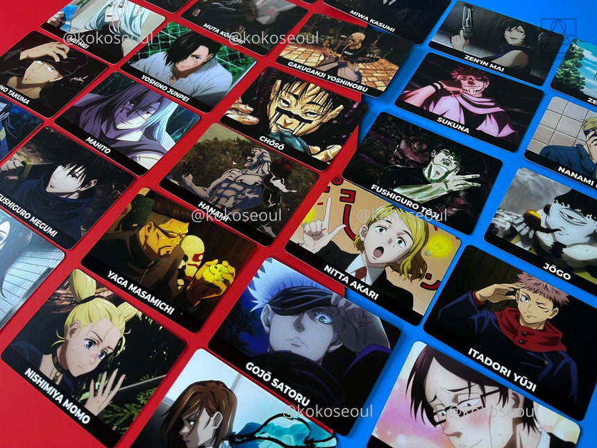 Jujutsu Character Playing Cards
