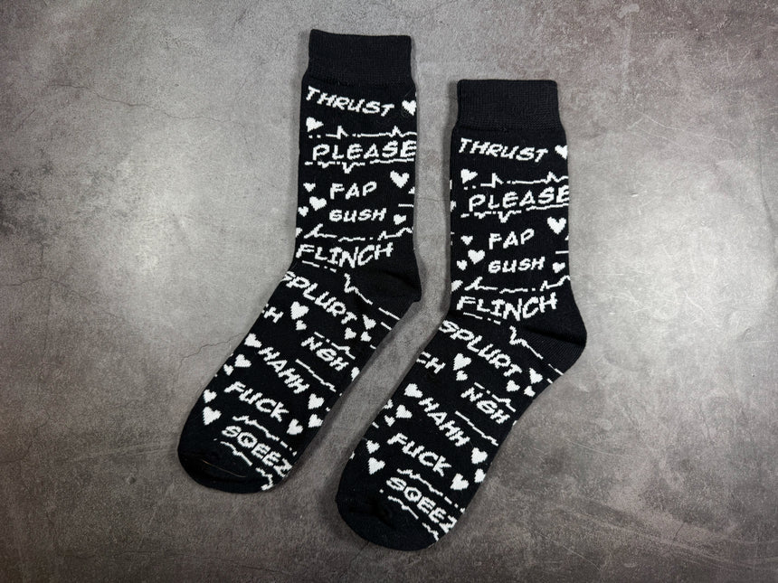 Black Lightsaber Socks