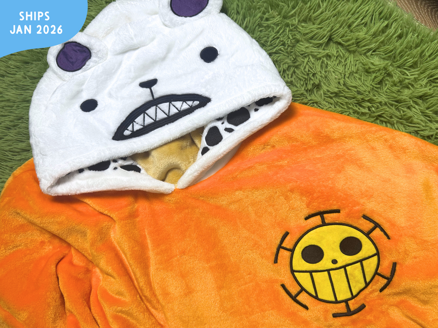 [PREORDER] Heart Pirate Reversible Blanket Hoodie