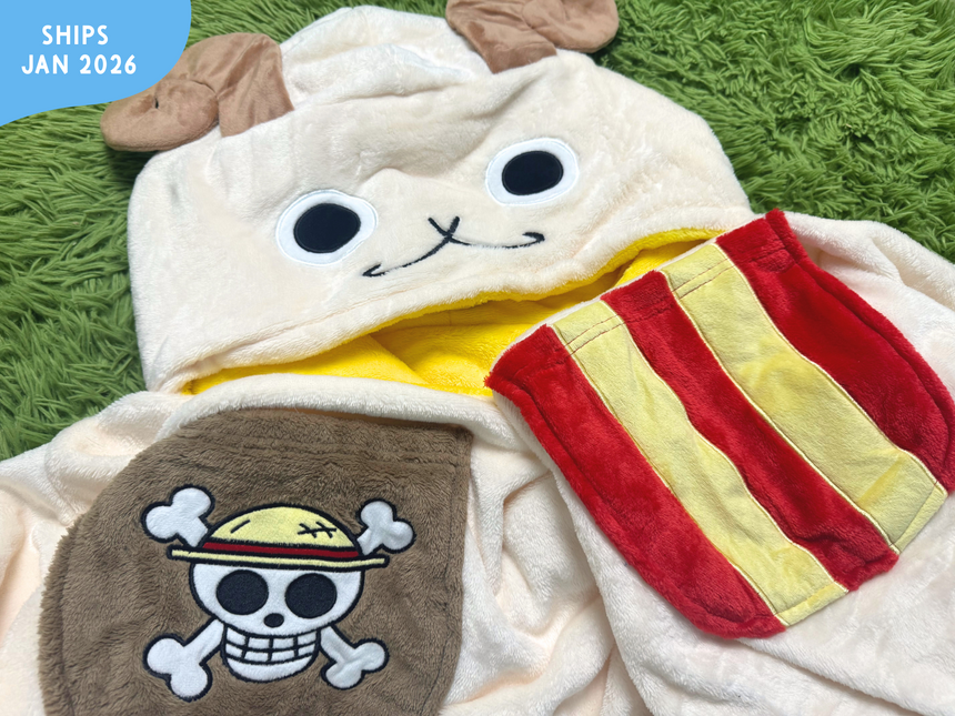 [PREORDER] Pirate Ship Reversible Blanket Hoodie
