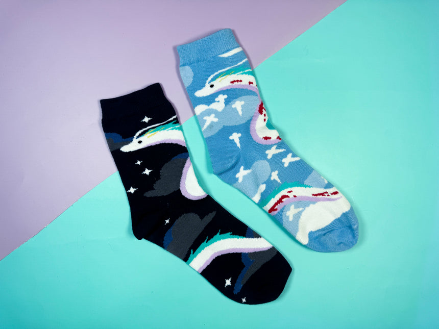 River Dragon Socks