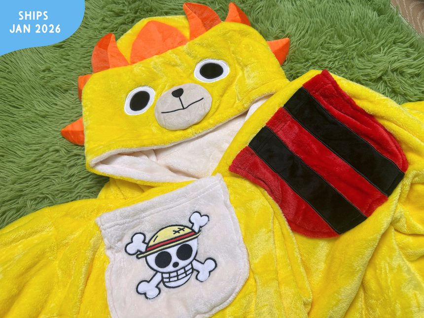 [PREORDER] Pirate Ship Reversible Blanket Hoodie