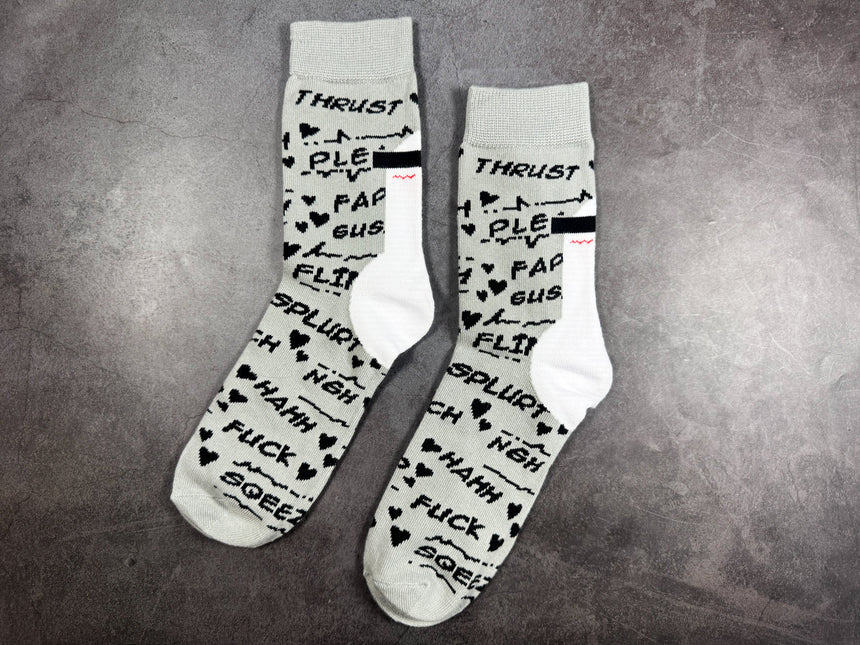 Grey Lightsaber Socks