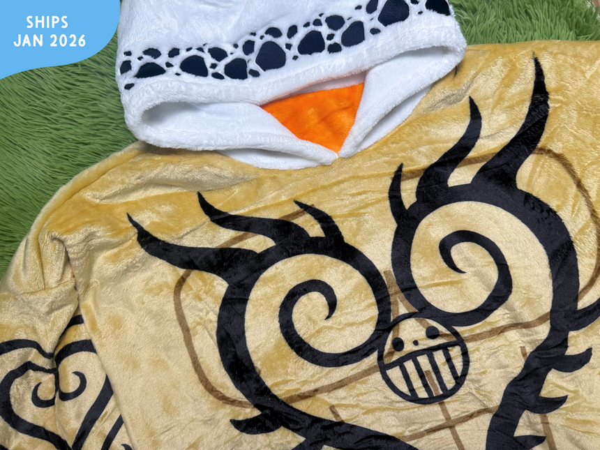 [PREORDER] Heart Pirate Reversible Blanket Hoodie