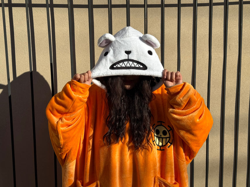 Heart Pirate Reversible Blanket Hoodie