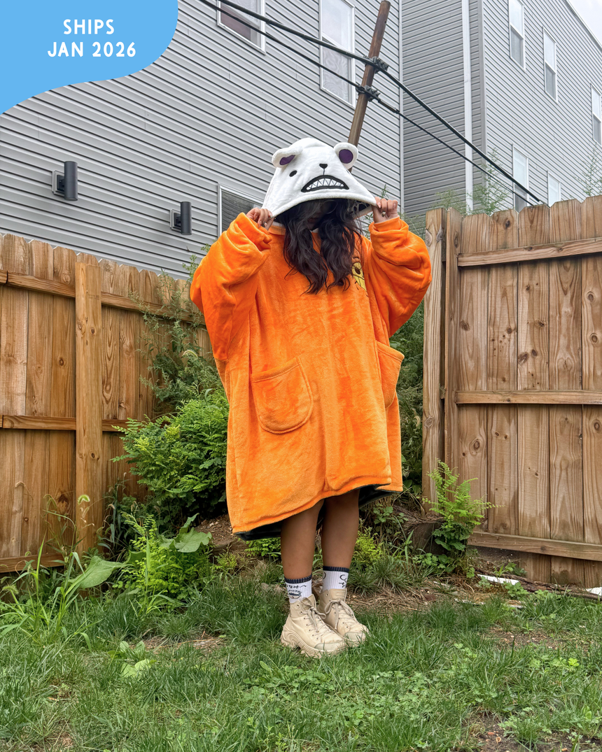 [PREORDER] Heart Pirate Reversible Blanket Hoodie