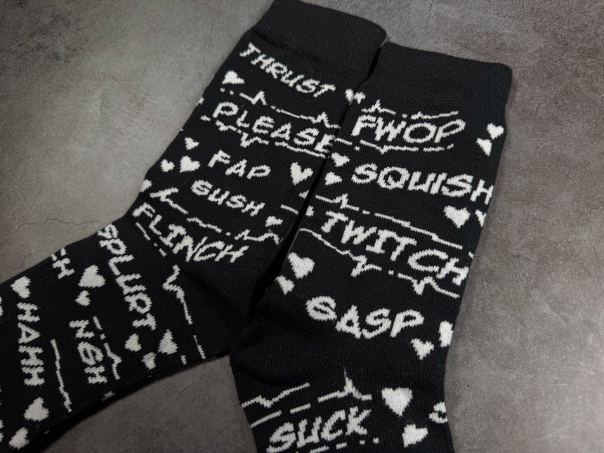 Black Lightsaber Socks