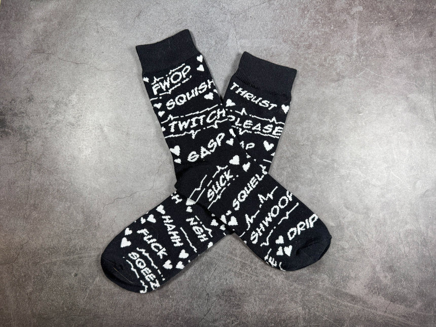 Black Lightsaber Socks