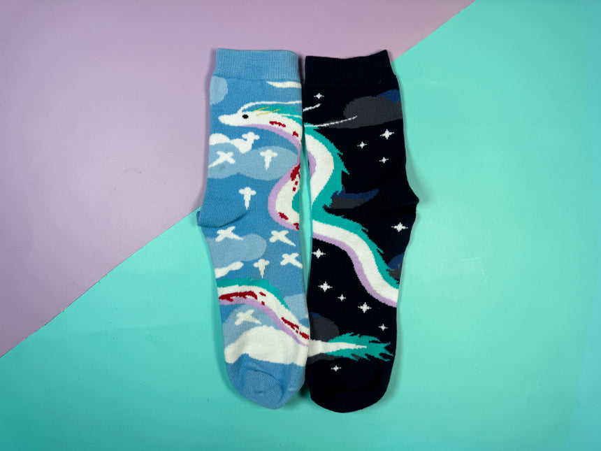 River Dragon Socks
