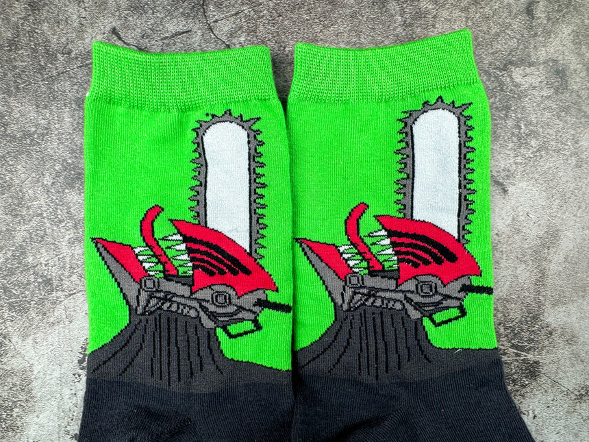 Chainsaw Devil Socks