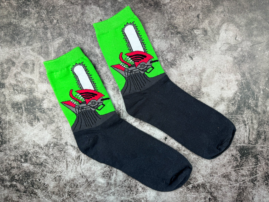 Chainsaw Devil Socks