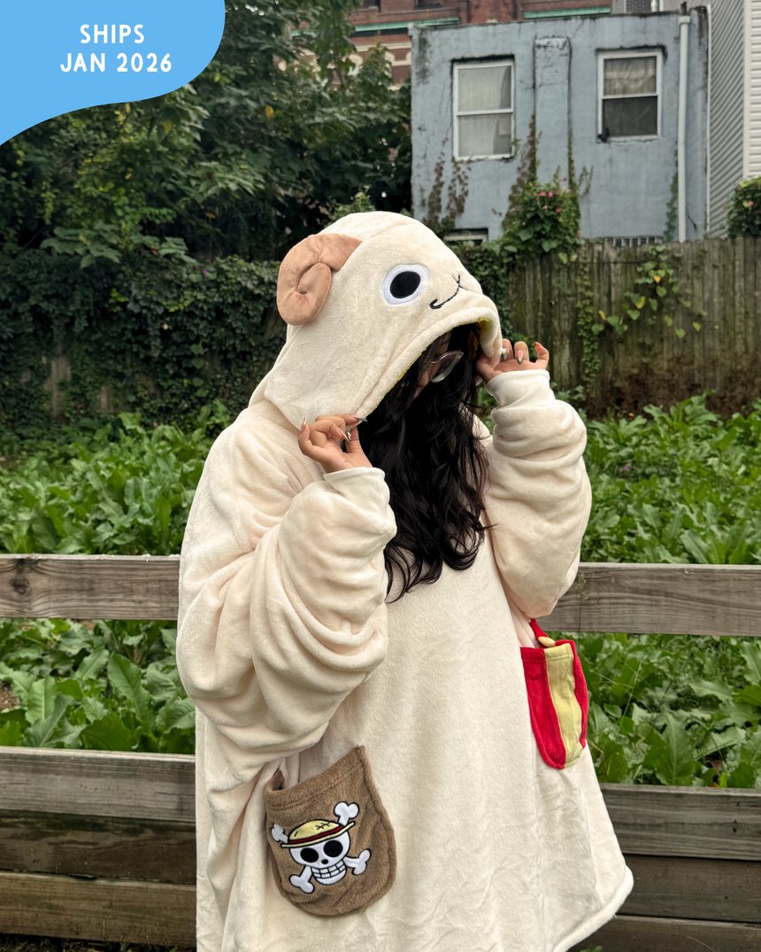 [PREORDER] Pirate Ship Reversible Blanket Hoodie