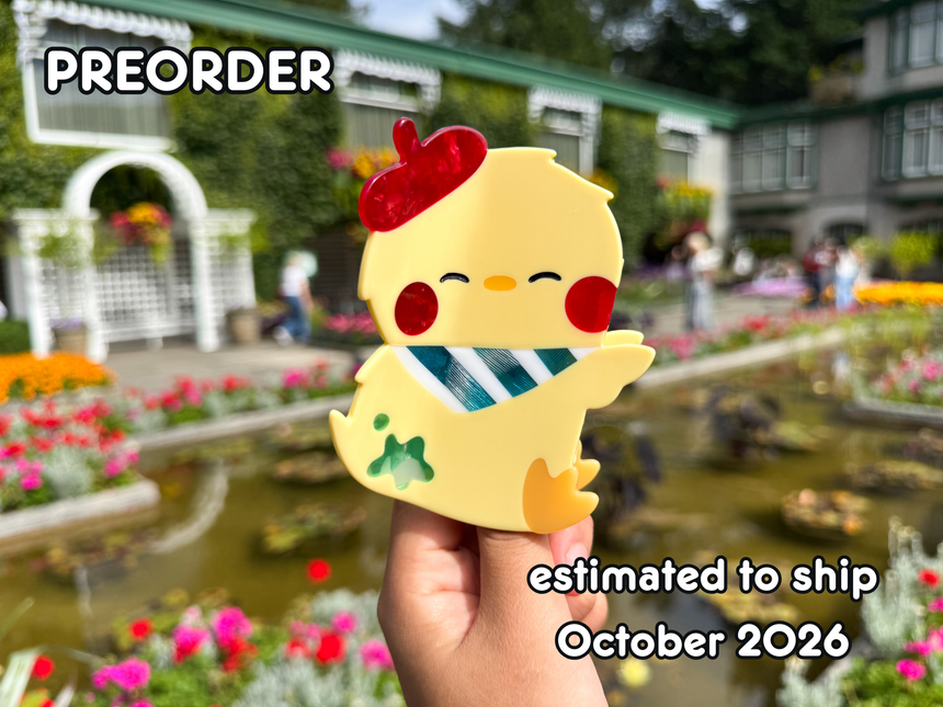 [PREORDER] Painting Ducky Hair Claw