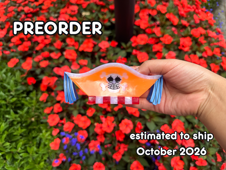 [PREORDER] Pirate Clown Hair Claw