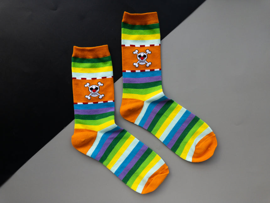 Pirate Clown Socks