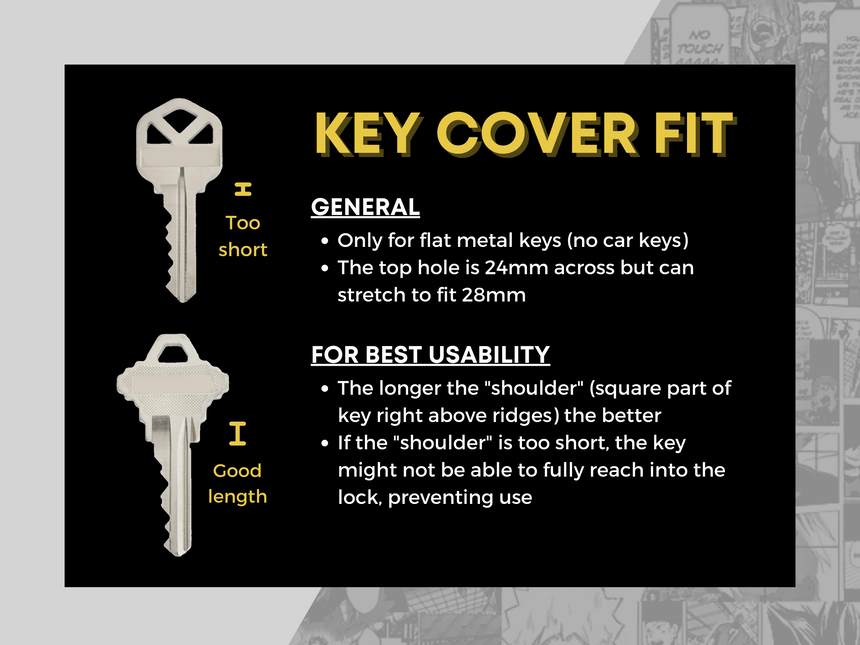 UA Double-Sided Key Covers